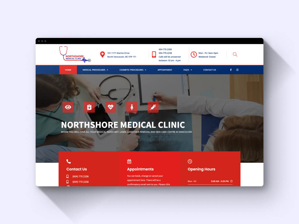 northshore medical clinic seo case study